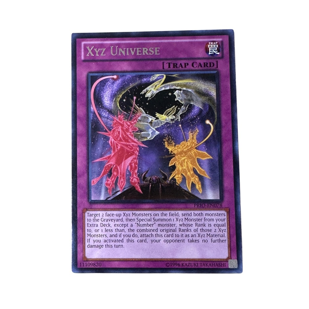 YuGiOh XYZ Universe PRIO-EN078 Trap Card Collectible TCG MP/LP